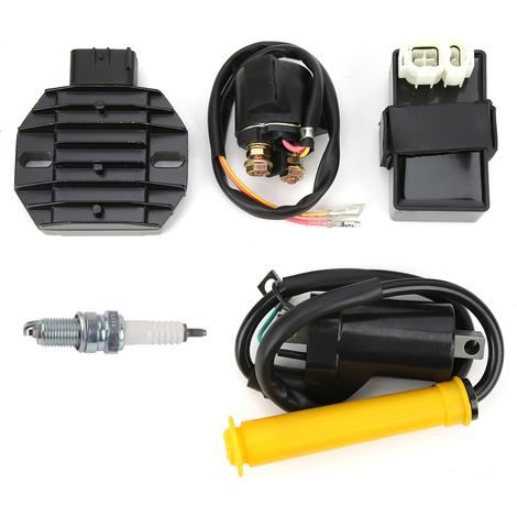 Kit de boîtier CDI avec bobine d'allumage de bougie d'allumage 30500‑HN1‑003 de remplacement pour Sportrax 400 TRX400EX 2x4 1999. (1/5)