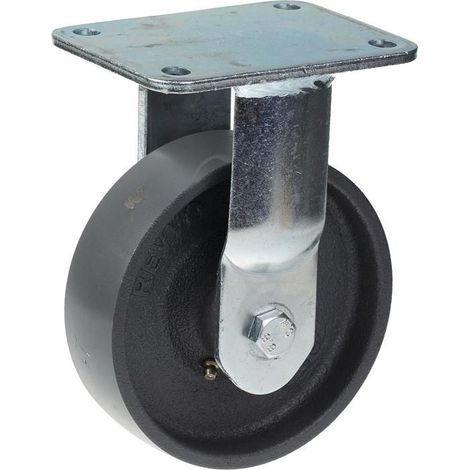 Feste Rolle - PARNELLS - 150 mm - Verzinkter Stahl - Maximale Tragfähigkeit 150 kg - Rollenlager