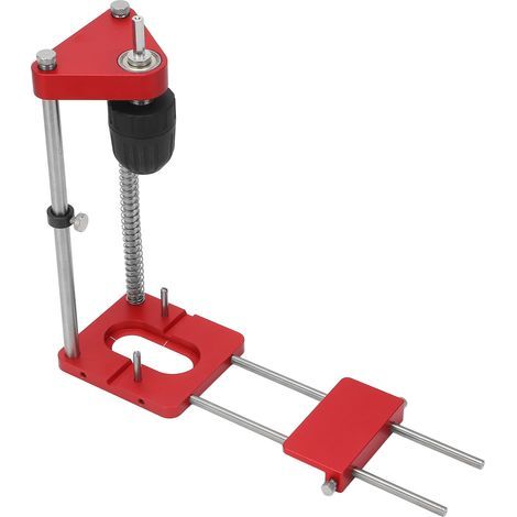 Localisateur de perceuse à bois, élimination rapide réglable des copeaux, fixation de Guide de perçage en alliage d'aluminium (1/5)