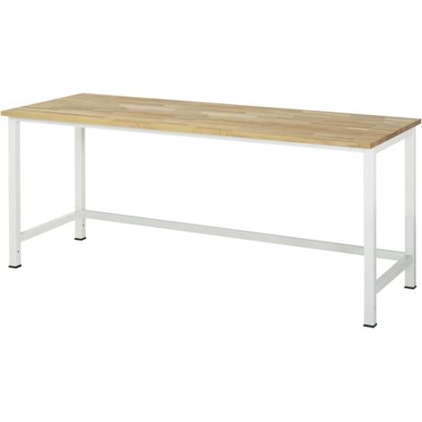 Établi Rau avec plateau en hêtre massif LxPxH 2000x800x825 mm (1/5)