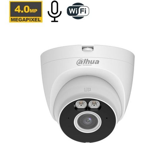 Dahua 4MP Fixed-focal Wi-Fi Turret Network Camera -IPC-T4A-LED (2.8mm)