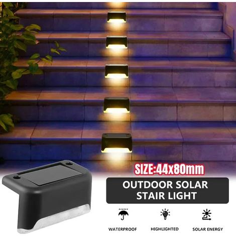 (1 lampe de terrasse LED) Lampe murale solaire d'extérieur étanche à LED, éclairage solaire vers le haut et vers le bas, lampe décorative pour jardin, balcon, cour ou rue (1/5)