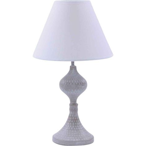Lampada in metallo grigio, Ø23H41 cm (1/2)