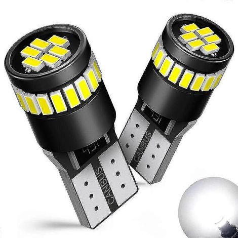 Feux de stationnement compatibles Mercedes-Benz W211 W221 W220 W163 W164 W203 CE SLK GLK CLS M GL, lot de 2, W5W T10 168 194 - 14 LED SMD 2835 (1/2)