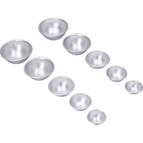 Moule à bombes de bain DIY portable en alliage d'aluminium, kit de pâtisserie pour mousse et gâteau à la maison 5 (1/5)