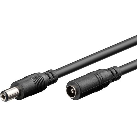 Cavo prolunga goobay DC 5.5 x 2.1 mm nero 10 metri (1/2)