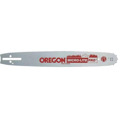 Oregon – Guide-chaîne 18" 3/8" 1,5 mm – Compatible avec tronçonneuses Alpina, Dolmar, Echo, Husqvarna, Jonsered, Makita – 68 maillons – Coupe précise