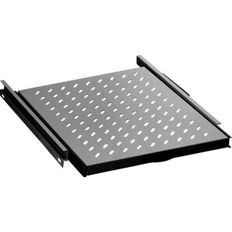 ASSMANN DIGITUS DN-19 TRAY-2-800SW balda extraíble para armarios de 19", 1U, 800 mm, 25 kg, negro (1/4)