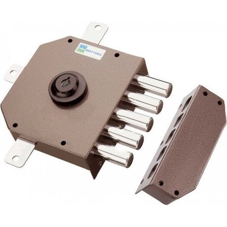 SERRURE MOTTURA AVEC VERROUILLAGE QUINZE AVEC POMPE DOUBLE AP.4M+5P 640/DXE
