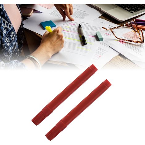 Breitspitziger Filzstift, Ölfarbe, Permanentmarker für Logistik, Expresswerbung, rot (1/5)
