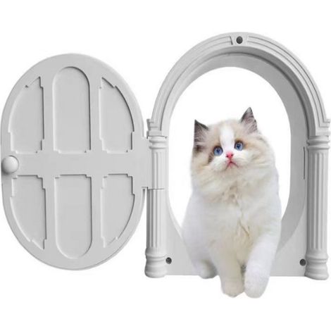 Chat Flap - Tunnel Chat Flap - Étanche Pour Porte Intérieure - Hauteur 28 cm Largeur 24 cm - Convient Chat Jusqu’à 7 kg - 1 Pièce (1/5)