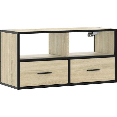 Maison Exclusive - TV-Schrank Sonoma-Eiche 80x31x39,5 cm Holzwerk