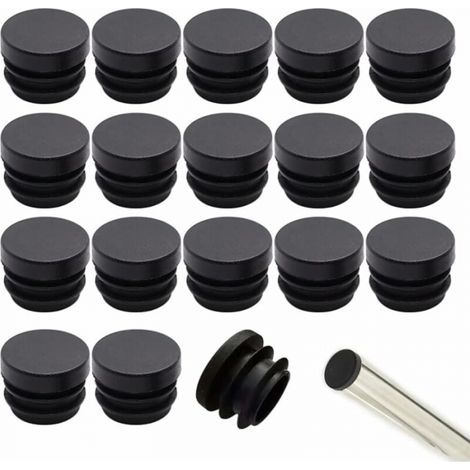 16mm Chair Caps, 32 Pieces, Round Plastic Chair Leg Caps, Chair Tube Caps, Chair Leg Protectors (1/5)