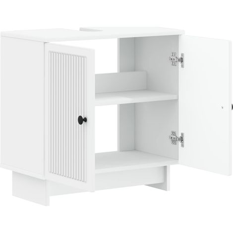 Maison Exclusive - Armadio per Lavabo da Bagno UTRECHT Bianco 59,5 x 31,5 x 59 cm (1/5)