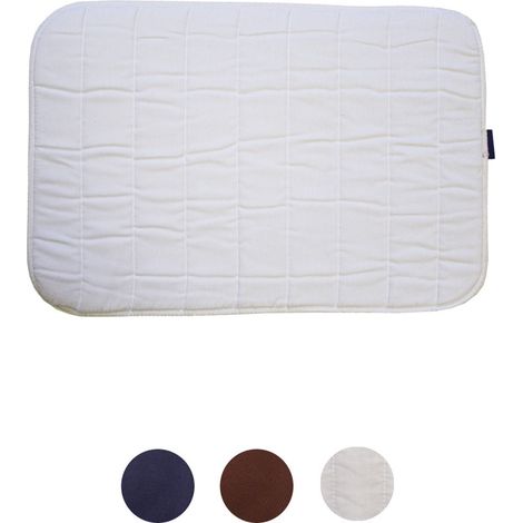Sottofascia Daslo in cotone trapuntato set 2 pz 45x30 cm: 45x30, Blu