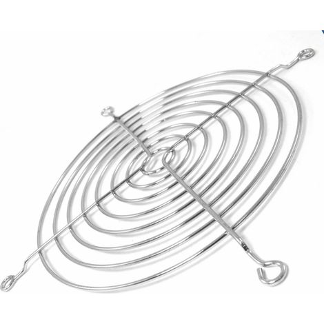 120 Argent Couvercle de ventilateur pour ventilateurs 120x120mm, pour Ventilateur 120 mm Acie