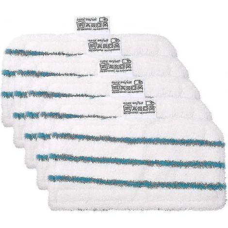 tampons en microfibre lavables AURA pour balais vapeur Black & Decker yu (1/5)