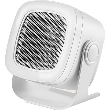 Petit chauffage d'appoint de bureau avec ventilateur, oscillation grand angle à 90°, protection contre la surchauffe, chauffage cyclique - UE (1/5)