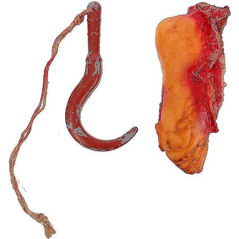 1 Stück blutiger Fuß zum Aufhängen für Halloween-Dekorationen
