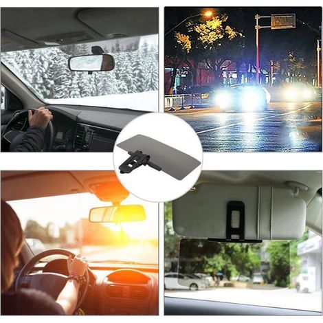 Rallonge Pare Soleil Voiture, Prolongateur de Pare-Soleil de Voiture Extension Pare Soleil Voiture Ajustable Protection Contre (1/5)