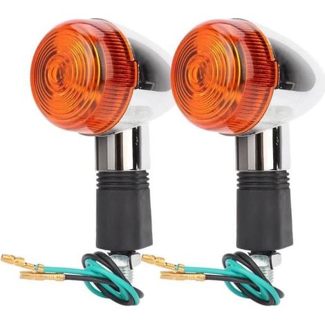 AYNEFY Clignotant moto Moto Modification universelle SUV moto clignotants accessoires de lumière (1/4)