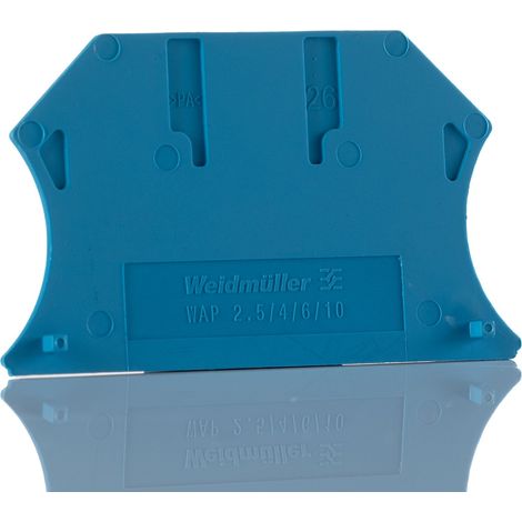 Flasque d&146extrémité Weidmuller, série W pour Blocs terminal à rail DIN ( Prix pour 1 )