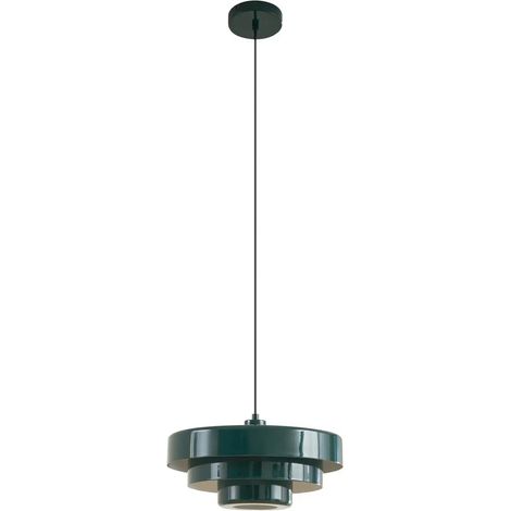 [GEBRAUCHT] B-Ware Lindby Hängeleuchte Pendelleuchte Tivra Grün ø 35 Cm Metall E27 Lampe Leuchte