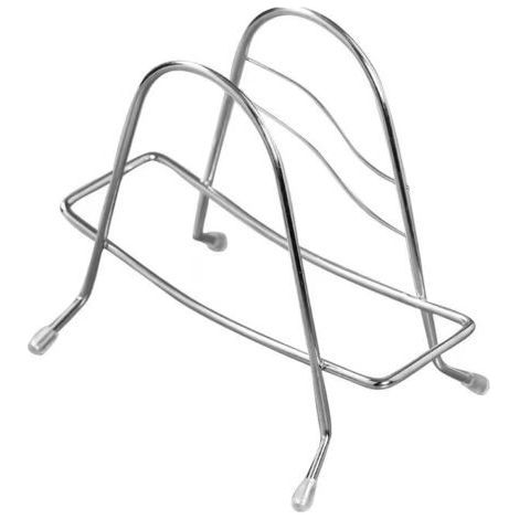Supporto per tagliere in acciaio inox AHLSEN per coperchi di pentole, pensili da cucina o dispensa (1/5)