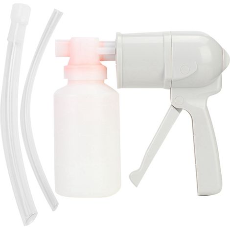Pompe manuelle d'aspiration des mucosités, dispositif de premiers secours respiratoires pour maison (1/5)