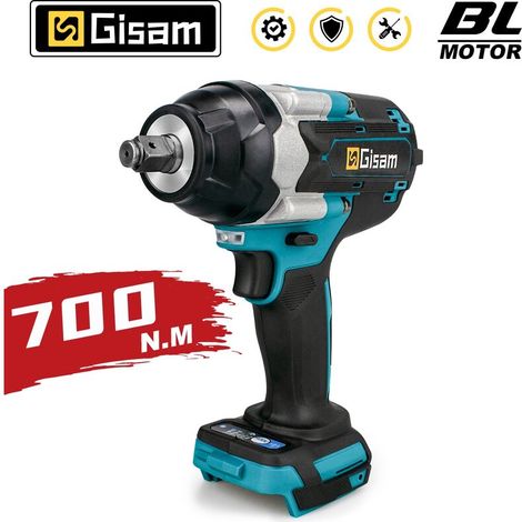 – Clé à chocs sans fil 700Nm 1/2 pouce 3 vitesses – Couple 700Nm pour travaux intensifs – Compatible batteries MAKITA 18V (1/5)