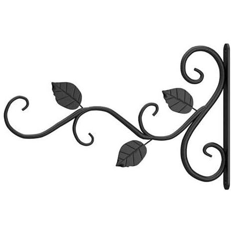 Support de Suspension Suspension de plantes Suspension de style européen Planterie murale Crochets Pot de fleurs En fer Lanterns Cintre pour jardin extérieur Patio intérieure support suspension plante (1/4)