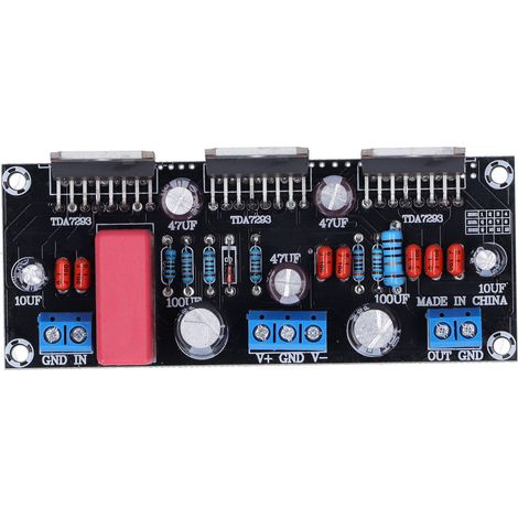 Carte Amplificateur Audio Mono TDA7293 - Module d'Amplification Puissance 255W - 3 Canaux Parallèles (1/5)