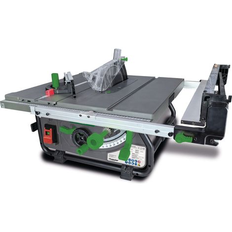 Scie circulaire sur table à bois - Hauteur de coupe 80 mm - 1,8 kW - 230 V - Lame ø 255 mm Holzstar TKS256M (1/5)