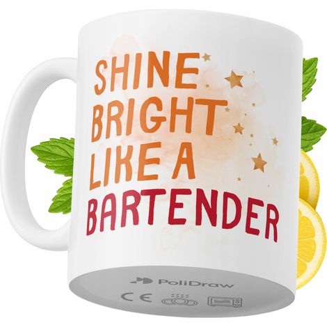 Taza de café/té divertida y humorística para camareros. Taza con diseño gráfico y texto gracioso para cumpleaños, santos y días festivos. Taza premium para ocasiones especiales en casa, la oficina o e (1/5)