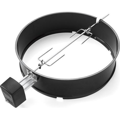 Weber – Rôtissoire barbecue au charbon 57 cm – Moteur en acier – Pour viande, légumes et fruits – Résultats uniformes à chaque cuisson