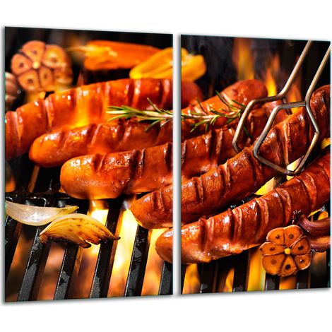 Tagliere in vetro 2x 30x52 grill (1/5)