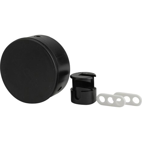 Verteilerbaldachin Deckenverteilerdose Lampenverteiler schwarz Fassungen (1/2)
