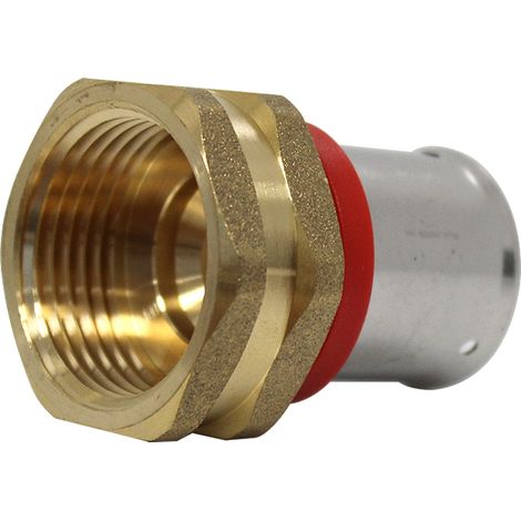 Raccord multicouche à sertir droit femelle (26/34) 1" - Ø26x3,0 - MULTIPEX (1/3)