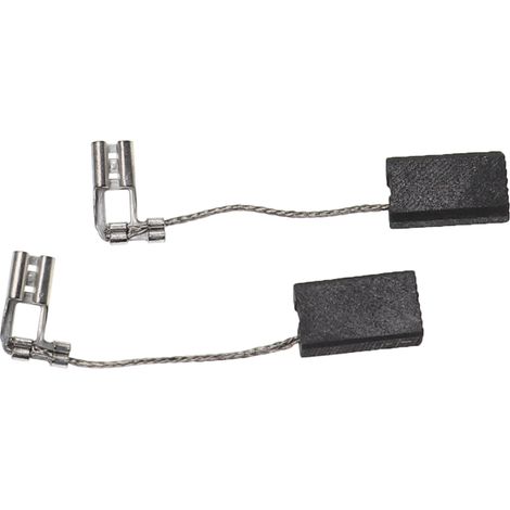 vhbw 2x escobilla carbón motor carbono 4,8 x 9,8 x 16,5 mm compatible con Würth BMH 30-E herramientas, martillo perforador