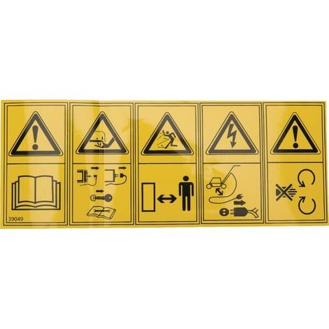 Decalcomania di sicurezza ETESIA ET39049