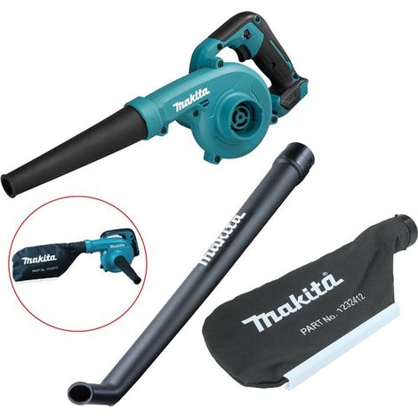 Makita UB100DZ 12v CXT Cordless Blower Vacuum + Long Nozzle + Collect Bag - Bare (1/4)