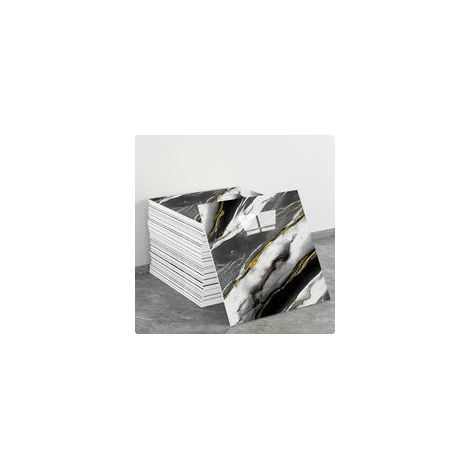 (10 pezzi, 30×30 cm, Q056) Adesivi murali autoadesivi per piastrelle, effetto marmo, decorazione murale, materiale PET, adatti per cucine, bagni, caminetti e lavanderie. - Crezuo