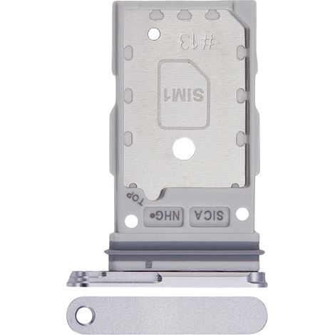 Vassoio porta SIM per Samsung Galaxy S25 S25+ Plus, argento (1/3)
