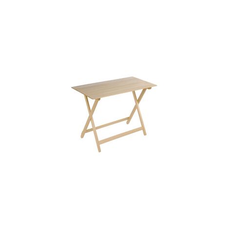 TAVOLO LEGNO PIEGHEVOLE 100X60XH73CM NATURALE