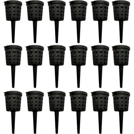 Lot de 150 paniers d'engrais pour plantes grasses - Petits conteneurs pour plantes - Paniers en maille pour jardinage - Conteneur d'engrais pour plantation - Conteneur portable pour bonsaï