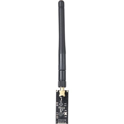 Module de communication émetteur-récepteur sans fil 2,4 GHz NRF24L01+PA+LNA 1100 m avec antenne SMA (1/5)