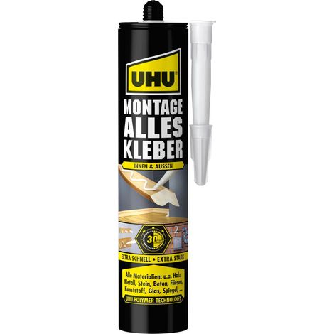 UHU MONTAGE ALLESKLEBER Kartusche 425g 12 Stk (1/2)