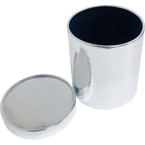 Bellissimo vaso da fiori fatto a mano con struttura in argento