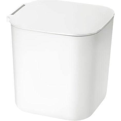 Kitchen Waste Bin Trash Can with Lid Floor Standing (1/5)