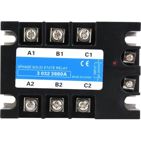Three Phase Solid State Relay 80-250VAC Input SSR3 AC AC Electrical Equipment for CNC Machinery(BERM-3 032 3880A(80A) ) (1/5)